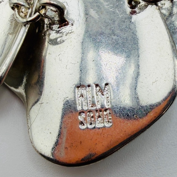 Robert Lee Morris Soho Flower Pendant Statement Collar Necklace - Picture 4 of 10